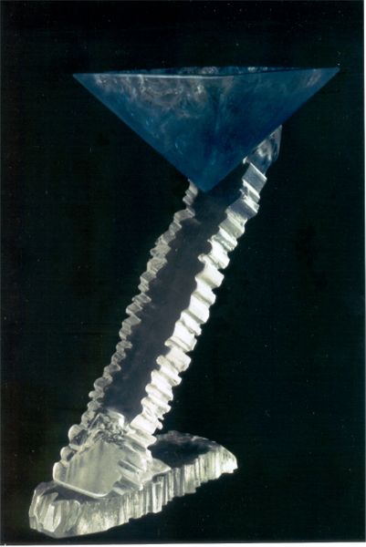 Sculpture en cristal de Marie Christine Mailleux